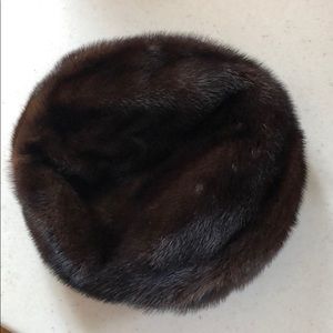 New Mink beret hat